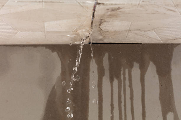 Professional Sewage Cleanup technician working in Weatherford, OK